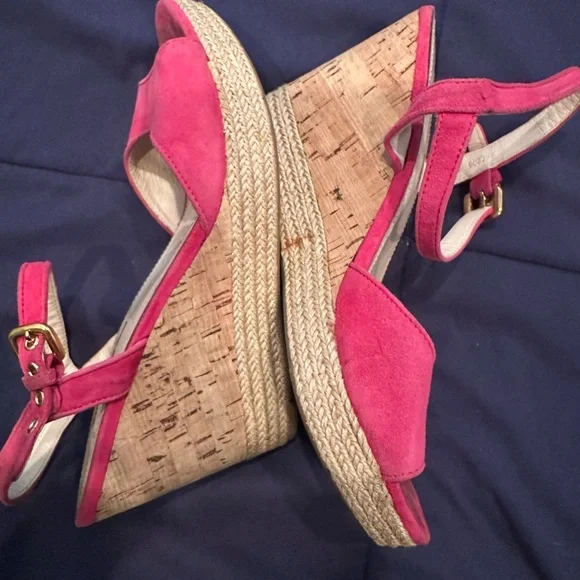 Prada Fuchsia Suede Heels - Picture 3 of 6